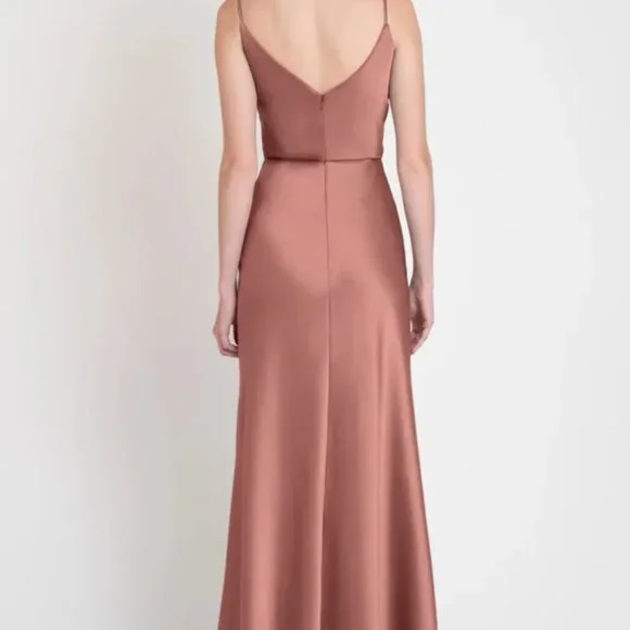 Jenny Yoo Sylvie Dress Wild Rose Size 8 - Picture 2 of 6